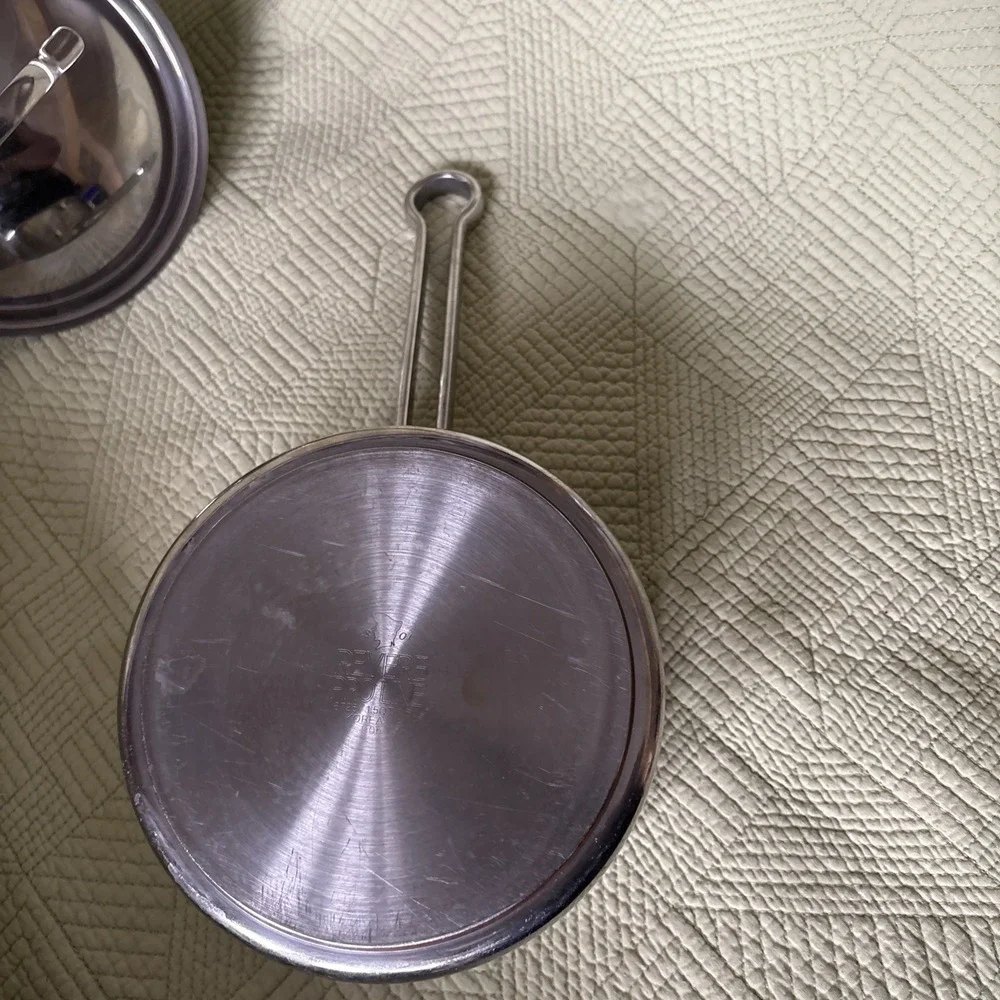 Vtg Revere Ware ProLine 6725 1.5 Qt StainlessSteel Copper Core Saucepan Lid Kore